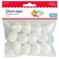 Oua polistiren 3.5 cm Daco 12 buc