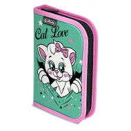 Penar neechipat Herlitz 1 fermoar Cat Love