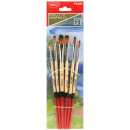 Pensule par sintetic Daco limba pisica 6 buc 