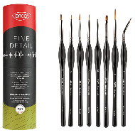 Pensule set 7+1 pentru miniatura si detaliu DACO PN297
