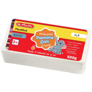 Plastilina Soft Clay Herlitz 500g - Alb