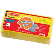 Plastilina Soft Clay Herlitz 500g - Galben