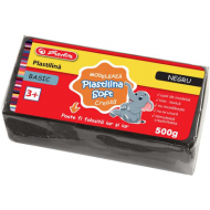 Plastilina Soft Clay Herlitz 500g - Negru