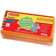 Plastilina Soft Clay Herlitz 500g - Orange neon