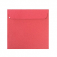 Plic rosu craciun patrat 16x16