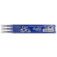 Rezerve Pilot FriXion 0.5 mm vf Mediu 3buc/set - albastru inchis