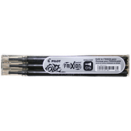 Rezerve Pilot FriXion 0.5 mm Vf subtire 3buc/set - negru