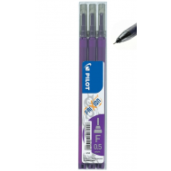 Rezerve Pilot FriXion 0.5 mm Vf subtire point 3buc violet