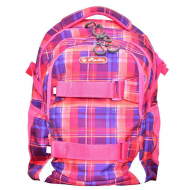 Rucsac Herlitz Wave Pink Checkers