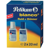 Set fluid corector si diluant Pelikan Blanco