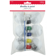 Set creativ 6 globuri de pictat Daco