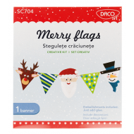 Set creativ Stegulete craciunete DacoArt