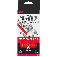 Set creioane grafit 12 bucati 2H-8B Daco