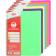 Caiet spira coperta plastic A4 120 file 4 subiecte Daco