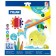 Creioane colorate groase Milan Maxi 12 culori hexagonale