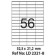 Etichete autoadezive 56/A4 52.5x21.2 mm