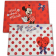 Mapa plastic cu buton Minnie Mouse