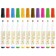 Marker textile Ico - diferite culori