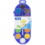 Acuarele pastile Milan 12 culori