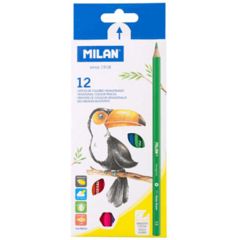 Creioane colorate Milan 12 culori