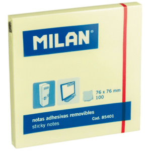 Notes autoadeziv 76x76mm Milan