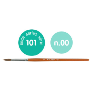 Pensula Milan seria 101 cu varf rotund - nr 00