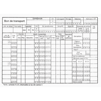 Bon de transport A5