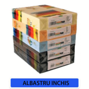 Carton colorat 160g A4 albastru inchis