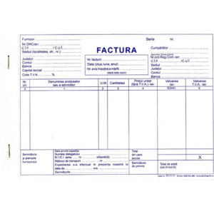 Facturier A5 3 exemplare autocopiativ