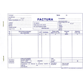 Facturier A5 3 exemplare autocopiativ