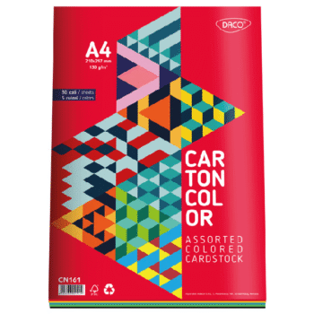 Carton colorat asortat A4 160g 5 culori 30coli