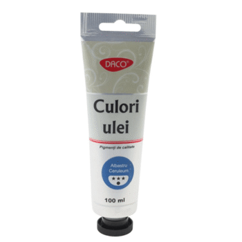 Culori ulei 100ml Daco - Albastru Ceruleum