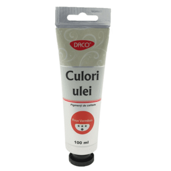 Culori ulei 100ml Daco - Rosu Vermilion