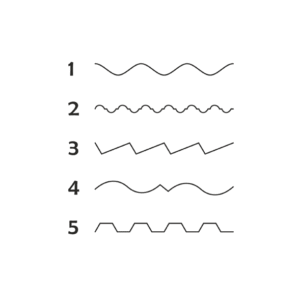 Foarfeca cu model Zig Zag 5 profile