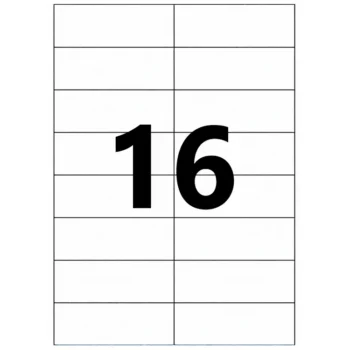 Etichete autoadezive Quick 16 A4 105 x 37 mm