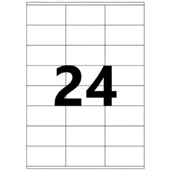 Etichete autoadezive Quick 24 A4 70 x 36 mm