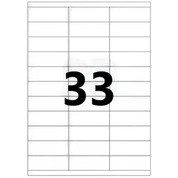 Etichete autoadezive Quick 33 A4 70 x 25.4 mm