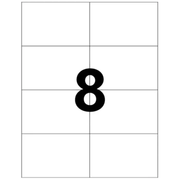 Etichete autoadezive Quick 8 A4 105 x 74 mm