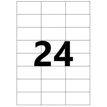 Etichete autoadezive Quick A4 24 A4 70 x 37 mm