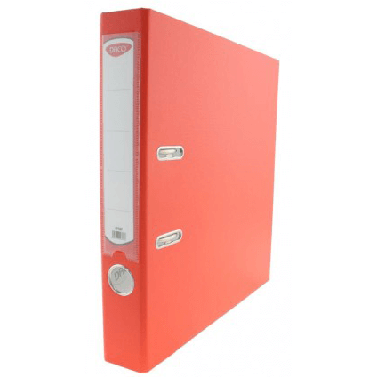 Biblioraft plastifiat ingust portocaliu