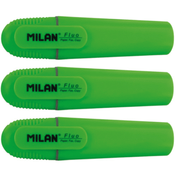 Marker evidentiator text Milan Verde