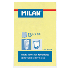 Notes autoadeziv 50x76mm Milan