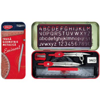 Trusa geometrie metalica Eminent Daco