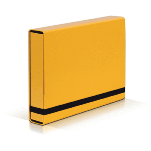 Mapa cu elastic din carton 341 - galben 55mm