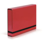 Mapa cu elastic din carton 341 - roz 55mm