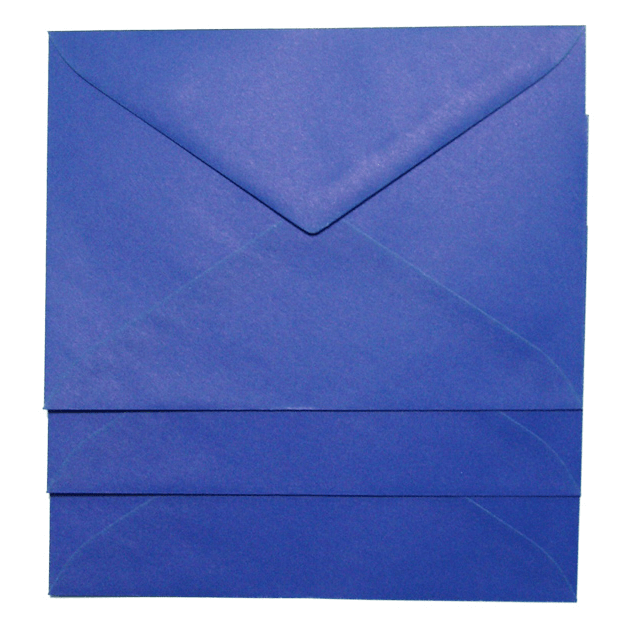 Plic colorat C6 80g mp albastru indigo 25buc Plic albastru C6 color