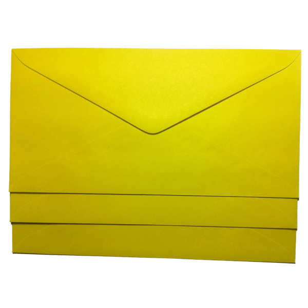 Plic colorat DL 80g mp galben 25buc Plic galben DL colorat
