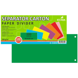 Separatoare carton 240 x 105mm - verde