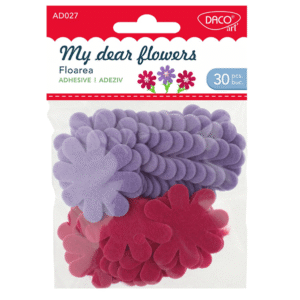 Floarea autoadeziva din pasla