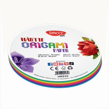Hartie origami rotunda 10cm